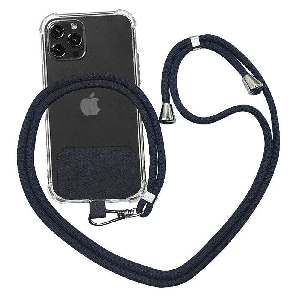 Universal Crossbody Nylon Patch Phone Lanyards Mobile Phone Strap Lanyard,Cell Phone Lanyard with Adjustable Nylon Neck Strap,with Adjustable Nylon