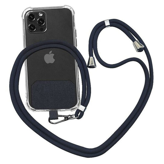 Universal Crossbody Nylon Patch Phone Lanyards Mobile Phone Strap Lanyard,Cell Phone Lanyard with Adjustable Nylon Neck Strap,with Adjustable Nylon