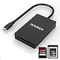 XQD Card Reader USB C XQD/SD Reader Dual Slot Memory Card Reader 5Gpbs Super Speed Support Sony G/M Series, Lexar 2933x/1400x USB Mark XQD Card,SD