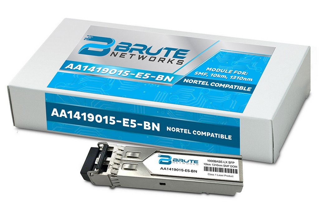 Brute Networks AA1419015-E5-BN - 1000BASE-LX 10km SMF 1310nm SFP Transceiver (Compatible with OEM PN# AA1419015-E5)