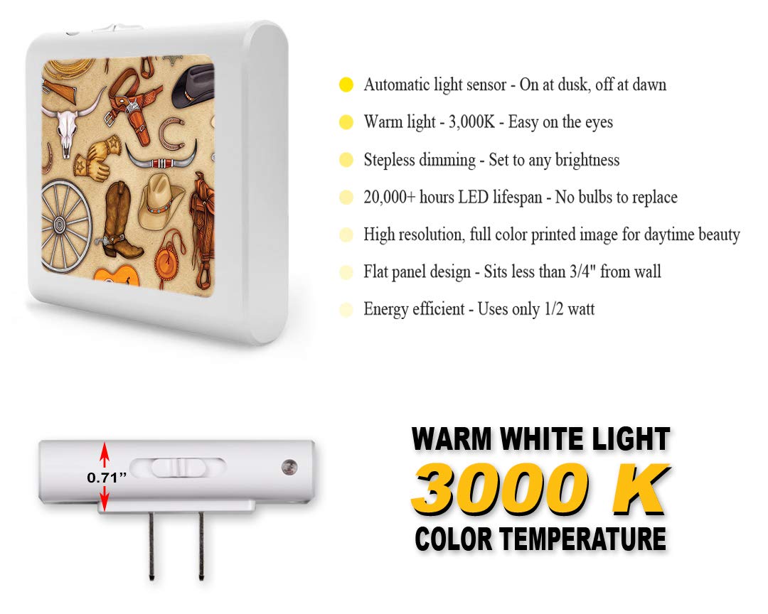 Plug in Dimmable LED Night Light with Dusk to Dawn Auto Sensor Adjustable Brightness Warm Light Auto On-Off Nightlight for Bathroom Hallway Nursery