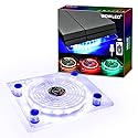 WFPOWER Wireless IR Remote Control 24 keys PS4 Cooling Fan RGB USB LED Cooler Thermal Fan Pad Stand for PC Case CPU Cooler Computer Gaming PS4