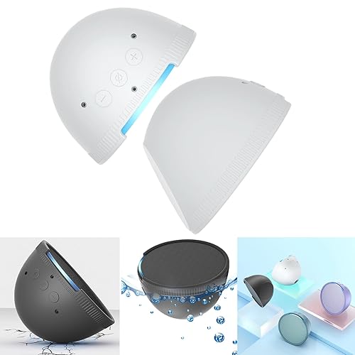 ALINUOYQ Silicone Cover for Echo Pop Speaker,Shockproof Case Elastic Soft Protector Cover Compatible with Echo pop Speaker Waterproof Silicone