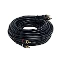 iMBAPrice 2RCA Male to 2RCA Male Python Home Theater Audio Cable, 25 Feet for HDTV, Amplifiers, Hi-Fi Systems,Speakers, Subwoofer, Satellite Receivers