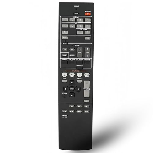 RAV463 Replacement Remote Control Compatible for Yamaha Home Theater AV Receiver ZA11350 RX-V373 HTR-3066 RX-V375