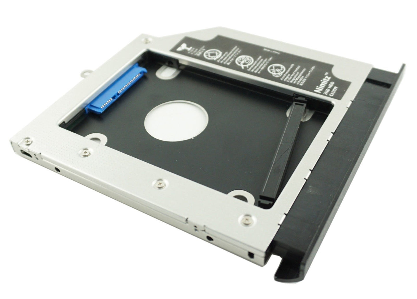 Nimitz 2nd HDD SSD Hard Drive Caddy Compatible with acer E5-572G with Faceplate/Bracket