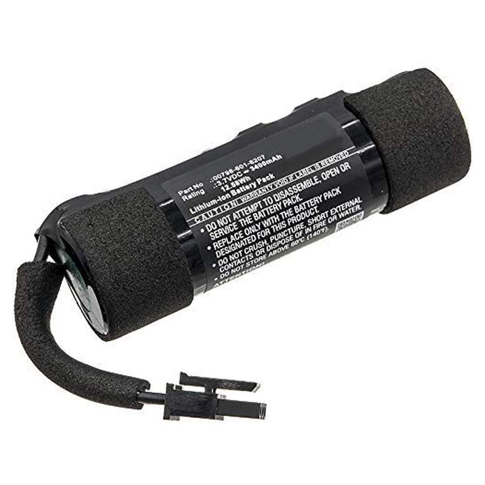 MPF Products 3400mAh Extended 00798-601-8207 Battery Replacement Compatible with Logitech Ultimate Ears UE Boom 2 Wireless Waterproof Bluetooth