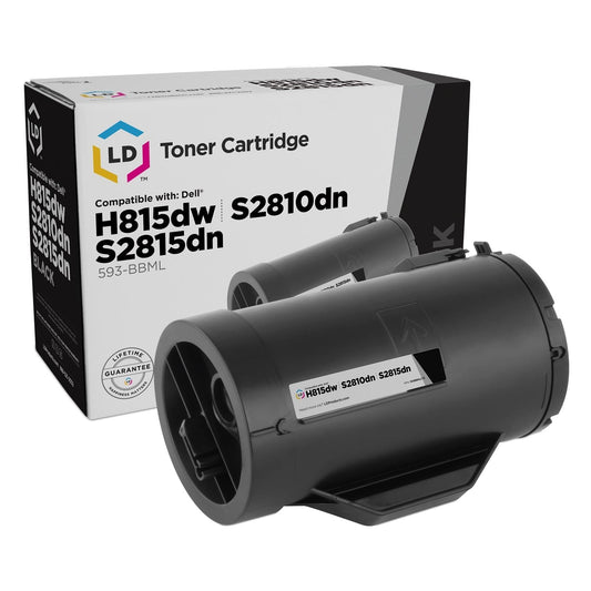 LD Compatible Toner Cartridge Replacement for Dell 593-BBML F9G3N (Black)