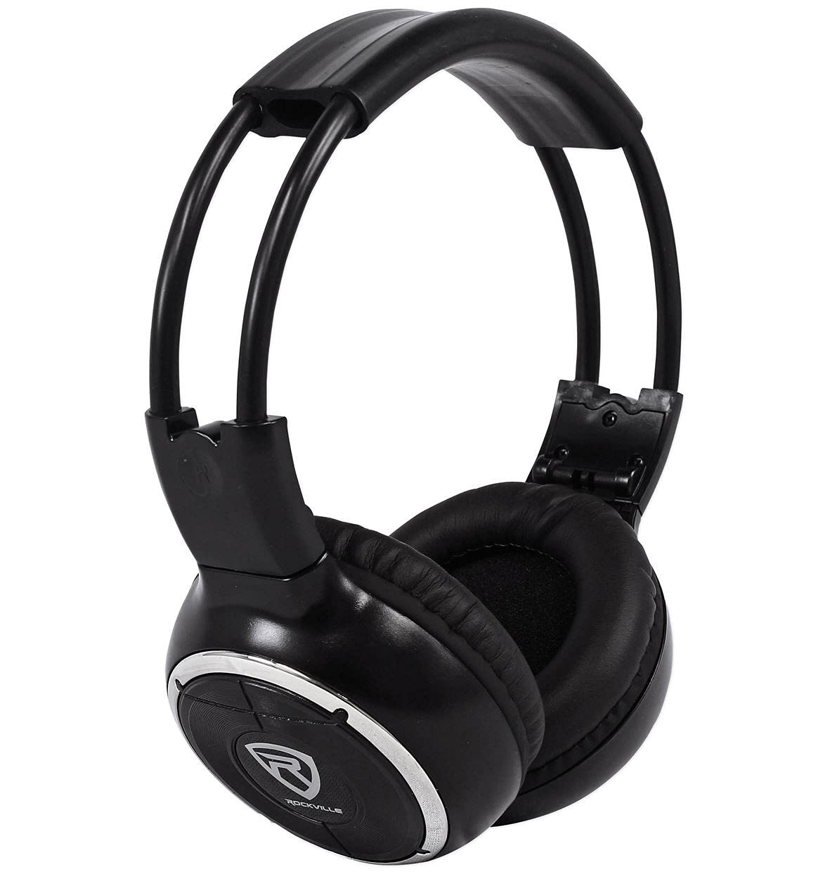 Rockville RFH3 Wireless Infrared Car Headphones, Universal Fit for Any Car Monitor, Adjustable Design, 2-Piece
