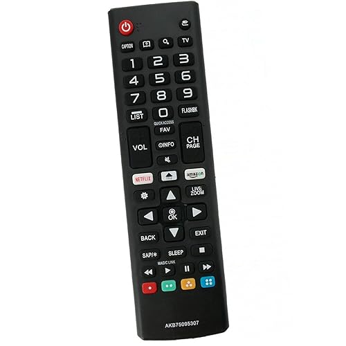 New AKB75095307 Replace Remote Control Compatible with LG Smart TV 43LJ550M 43LJ5500 43LJ5550 49LJ550M 49LJ5500 49LJ5550 55LJ550M 55LJ5500 55LJ5550