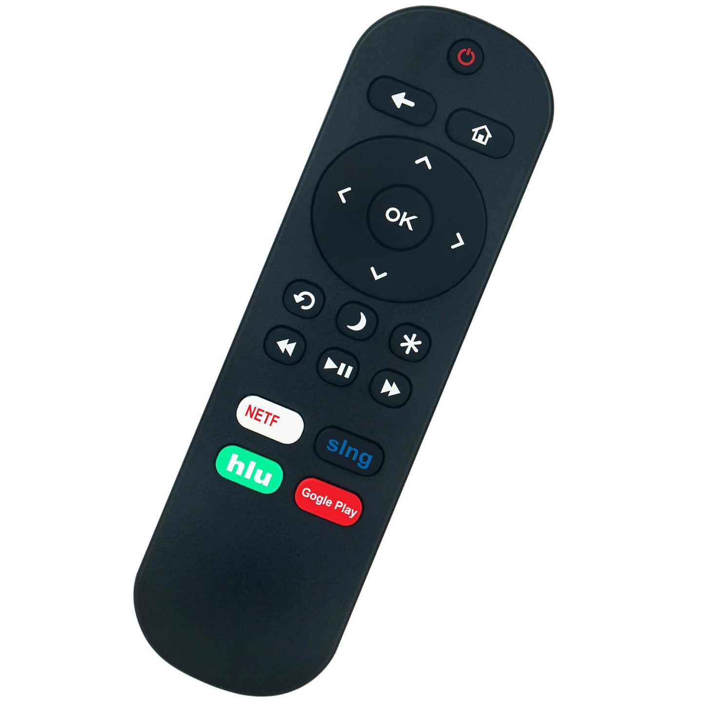 NS-RCRUS-17 Replace Remote fit for Insignia Roku TV NS-24ER310NA17 NS-65DR620NA18 NS-48DR510NA17 NS24ER310NA17 NS-32DR310NA17 NS-43DR710NA17