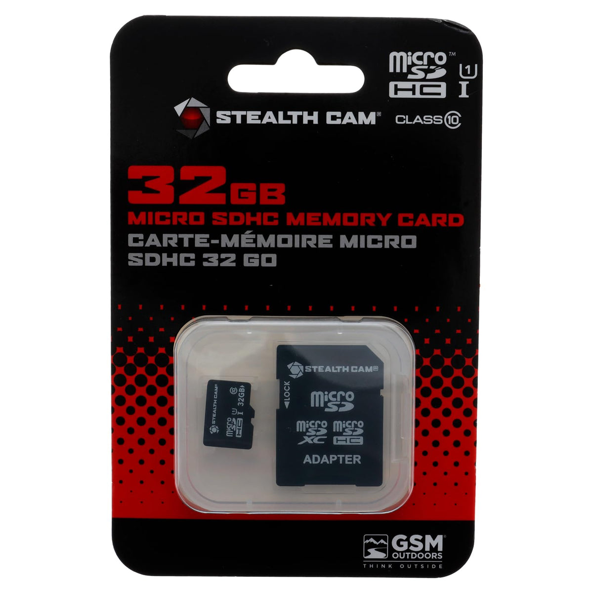 STEALTH CAM SD Card - High-Speed Data Transferring Storage Game Trail Hunting Scouting Photo Video Recording Cameras, SDHC 32GB MicroSD Memory Card