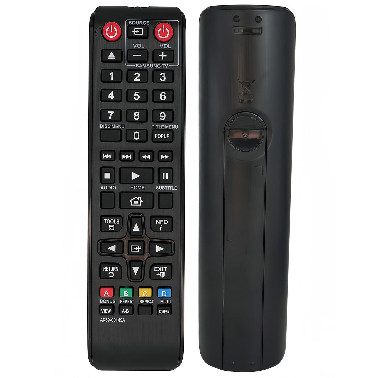 New Replaced AK59-00149A Blu-Ray Player Remote Control Fit for Samsung DVD Players BD-F5100 FM51C BD-F5700 FM57C BD-H5100 HM51 BD-H5700 HM57C BD-H5900