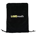LOUDmouth Soft Velvet Studio Microphone Carry Bag | Podcast Mic Pouch Dust Cover with Drawstring | Protect from Dust, Dirt, Scratches | 12" x 8.5"