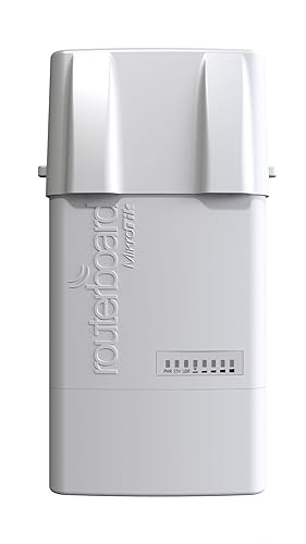 Mikrotik Wireless BaseBox 2 RB912UAG-2HPnD-OUT 2.4Ghz AP/Backbone/CPE with 1x Gigabit Port 2X RPSMA Connectors and 1x miniPCI-e Slot