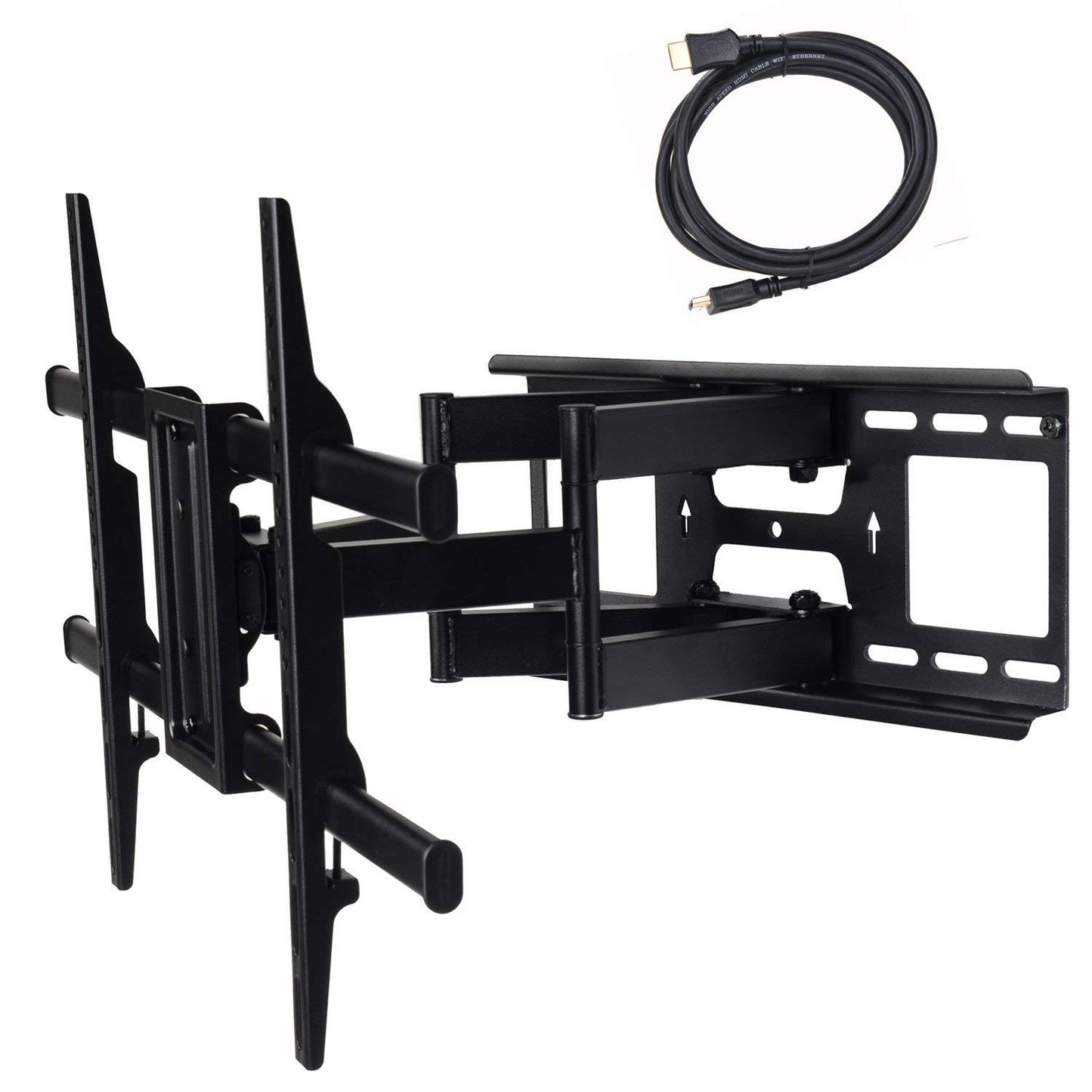 VideoSecu Full Motion TV Wall Mount for Toshiba 46L5200U 47L6200U 50L2200U 50L1350U 50L2300U 50L4300U 50L7300U 55L7400U 58L4300U 58L7300U 58L7350U