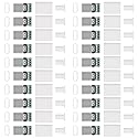 AITRIP 20PCS USB 3.1 Type C Connector 24 Pins Male Plug Socket Receptacle Adapter to Solder Wire & Cable 24P PCB Board Support Module-White