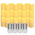 TLNFHRPI 24-Pack LED Flameless Candles with Remote Control - Perfect for Home, Parties, and Special Occasions - Create a Magical Ambiance