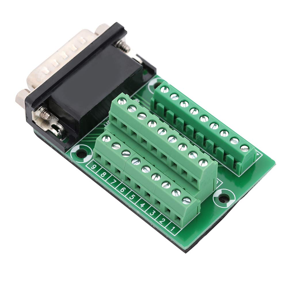 26 Pin DB26 D-SUB Male Adapter to PCB Terminal Module Board Connector with Insulating Mat