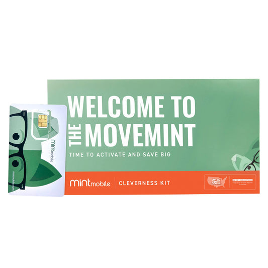 $15/mo. Mint Mobile Phone Plan with 6GB of 5G-4G LTE Data + Unlimited Talk & Text for 3 Months (3-in-1 SIM Card)