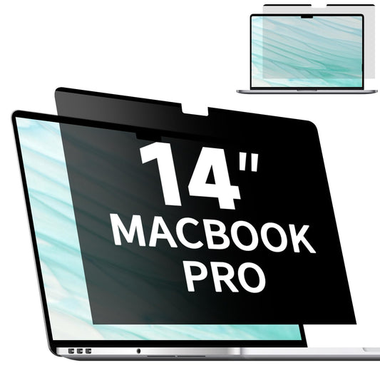 Magnetic Privacy Screen for 14 Inch MacBook Pro (2021-2025, M1, M2, M3, M4, M5, Pro, Max), Removable Matte Laptop Privacy Screen Anti Glare Blue Light