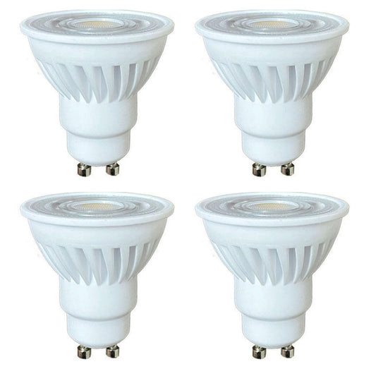 xmpuertai 4-Pack Dimmable GU10 LED Spotlight Bulbs, 10W 1200lm, 100W Halogen Equivalent, Energy Saving (3000K Warm White)