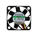Sunon 40x40x10mm 3 Pin Fan KDE1204PFV3 - 4 Inch Square DC Fan