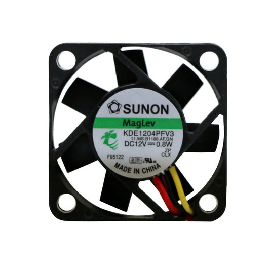 Sunon 40x40x10mm 3 Pin Fan KDE1204PFV3 - 4 Inch Square DC Fan