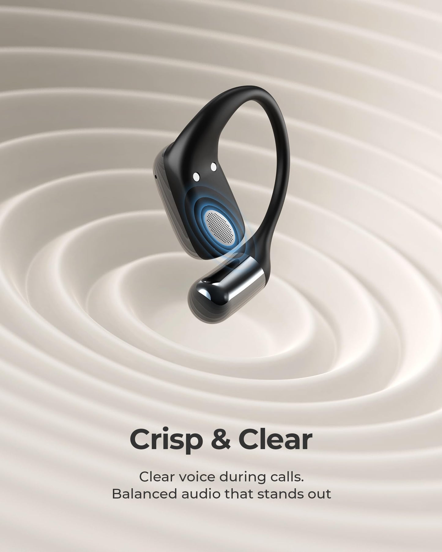 Lytmi CozyFit Open Ear Headphones, 0.23oz Ultra-Light Comfortable Wireless Earbuds, 0.6mm Thinnest Earhooks, Bluetooth 5.4, Clear Audio, 30 HRS…