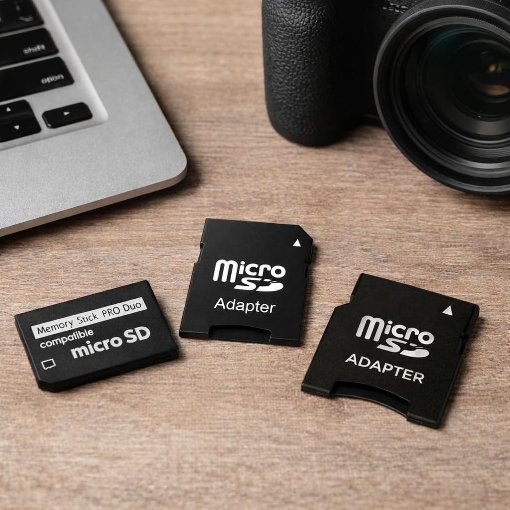 Sanoxy Memory Card Adapter Kit 3 in 1 MicroSD to SD Mini MS Duo