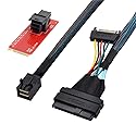 chenyang SFF-8643 to U.2 SFF-8639 Cable with SFF-8643 to NGFF Adapter for Mainboard U.2 SSD 750 P3600 P3700