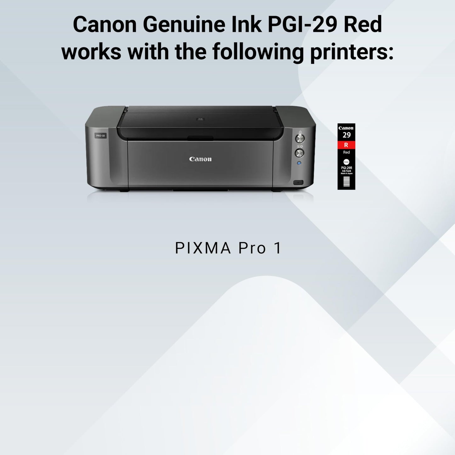 Canon PGI-29 Genuine Red Ink Tank, Compatible with PIXMA PRO-1 Printers