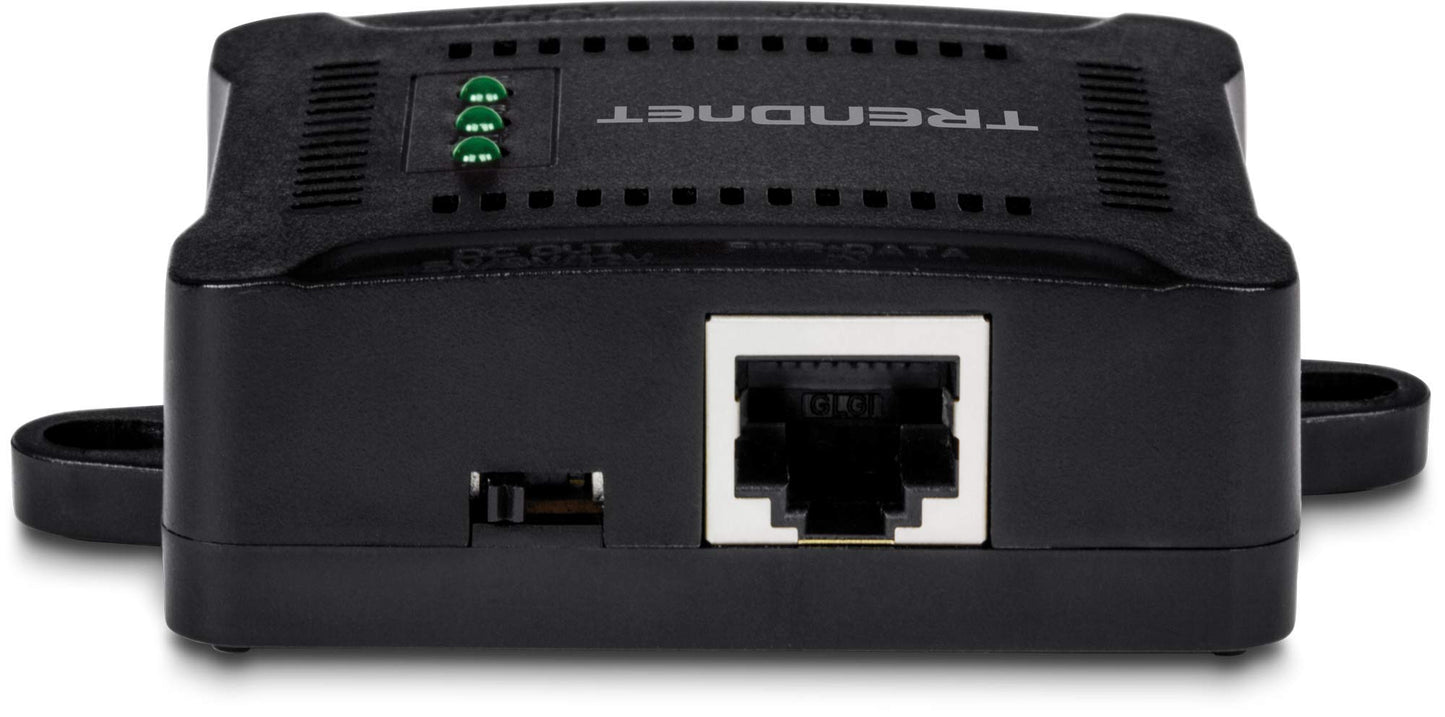 TRENDnet Gigabit PoE Splitter, TPE-104GS, 802.3af, NDAA Compliant, Power a Non-PoE Device up to 100m (328 ft), 5/9/12V DC Power Output, 5 to 5/3.5mm