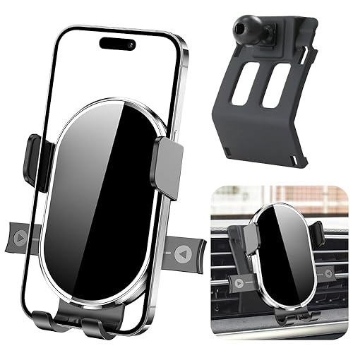 YEGZA Car Phone Holder for Audi Q3 2019 2020 2021 2022 2023 2024 Auto Accessories Navigation Screen Bracket Interior Decoration Dashboard Cell Mobile