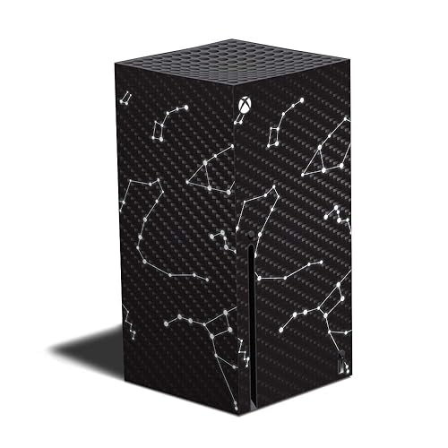 Mighty Skins Carbon Fiber Skin Compatible with Xbox Series X - Constellations | Protective, Durable Textured Carbon Fiber Finish | Easy to Apply |