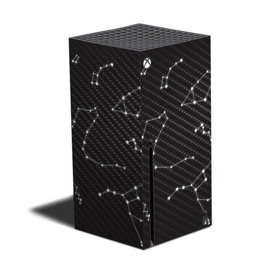 Mighty Skins Carbon Fiber Skin Compatible with Xbox Series X - Constellations | Protective, Durable Textured Carbon Fiber Finish | Easy to Apply |