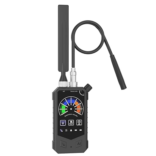 Hidden Camera Detector, Anti-Spy RF Signal Finder, GPS Tracker Detector, Wireless Bug Detector for Hotels, Bathrooms, Home, Office, Travel,