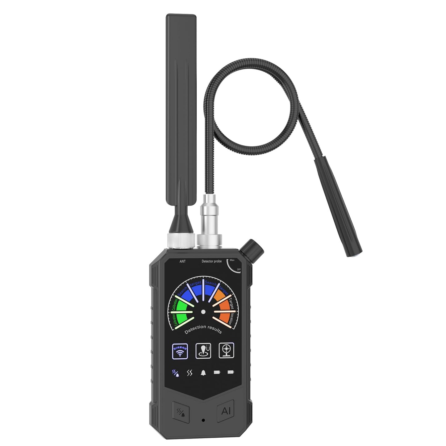 Hidden Camera Detector, Anti-Spy RF Signal Finder, GPS Tracker Detector, Wireless Bug Detector for Hotels, Bathrooms, Home, Office, Travel,