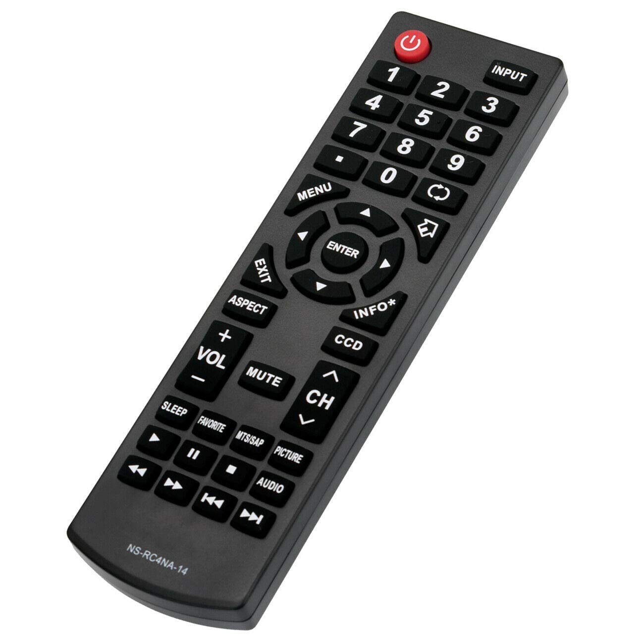New NS-RC4NA-14 Remote for Insignia TV NS-39E400NA14 NS-39D400NA14 NS-19E310A13