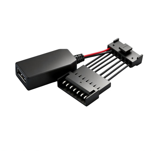 Rkakneecs Dashcam Power Adapter (7-pin Type B), Compatible with Select Nissan, Mitsubishi, Toyota, & More. Connects to The Rearview Mirror