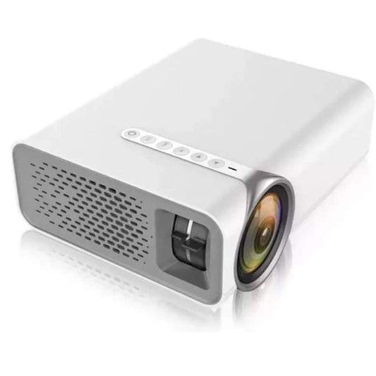 Mini Home HD Projector, Connect To Smartphone, 130 Inch LCD Home Theater Projector Support 1080P USB, mobile hard disk, SD card, AV HDMI, VGA,