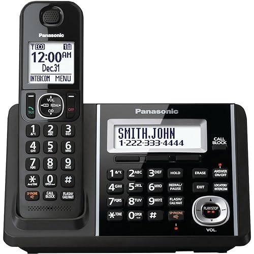 Panasonic KX-TGF340B DECT 1-Handset Landline Telephone