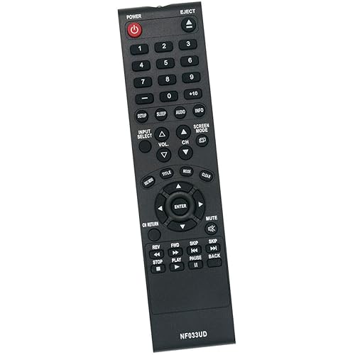 New Replace Remote Control for Sylvania TV LD195SSX LD190SS1 LD190SS2 LD320SS1 LD320SSX