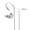 MEE audio M6 Single Side in Ear Earbud, Left Side, One Wired Earphone with 51" Cable, Secure Fit Moldable Earhook, & 3.5 mm Plug, Stereo-to-Mono