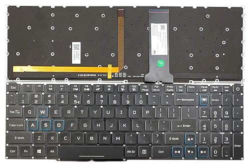 laptoppartshub Replacement Backlit Keyboard for Acer Predator Helios 300 PH315-52 PH317-53 Series Laptop