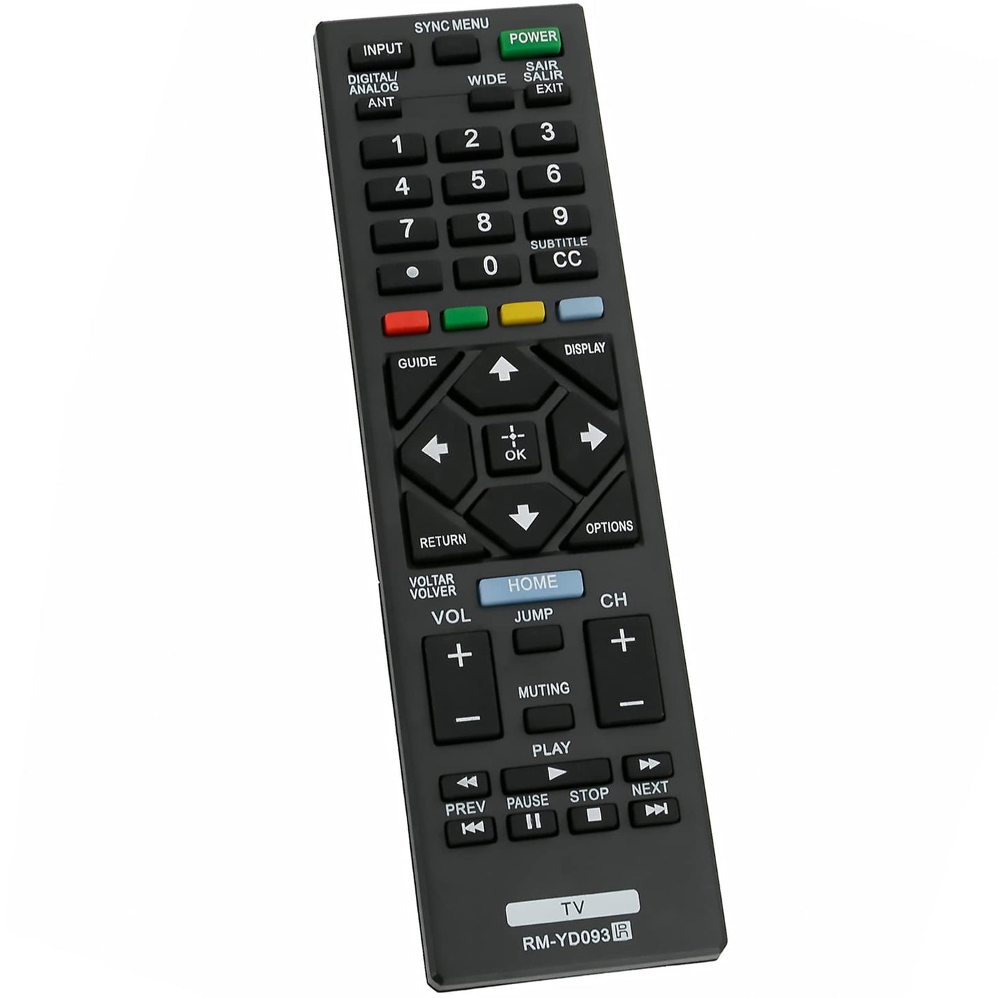 RM-YD093 Replace Remote Control fit for Sony Bravia LCD TV KDL-46R450A KDL-50R450A KDL-40R450A KDL-40R471A KDL-32R400A KDL-46R453A KDL-32R421A