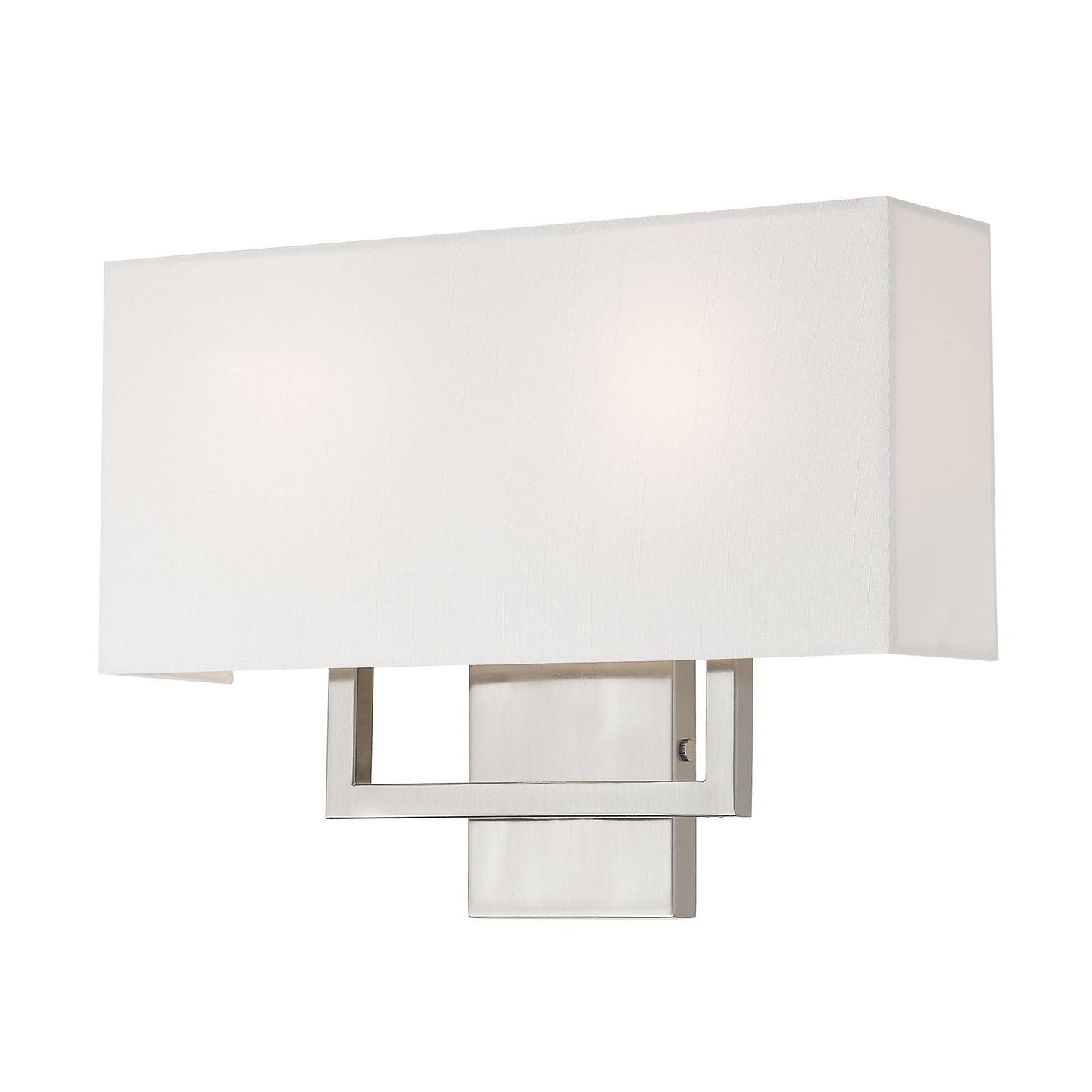 Livex Lighting 50991-91 Pierson Brushed Nickel 2 Light Ada Wall Sconce