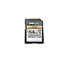 PNY Elite Performance 64GB High Speed SDXC Class 10 UHS-I, U1 Up to 90MB/sec Flash Card - P-SDX64U1H-GE