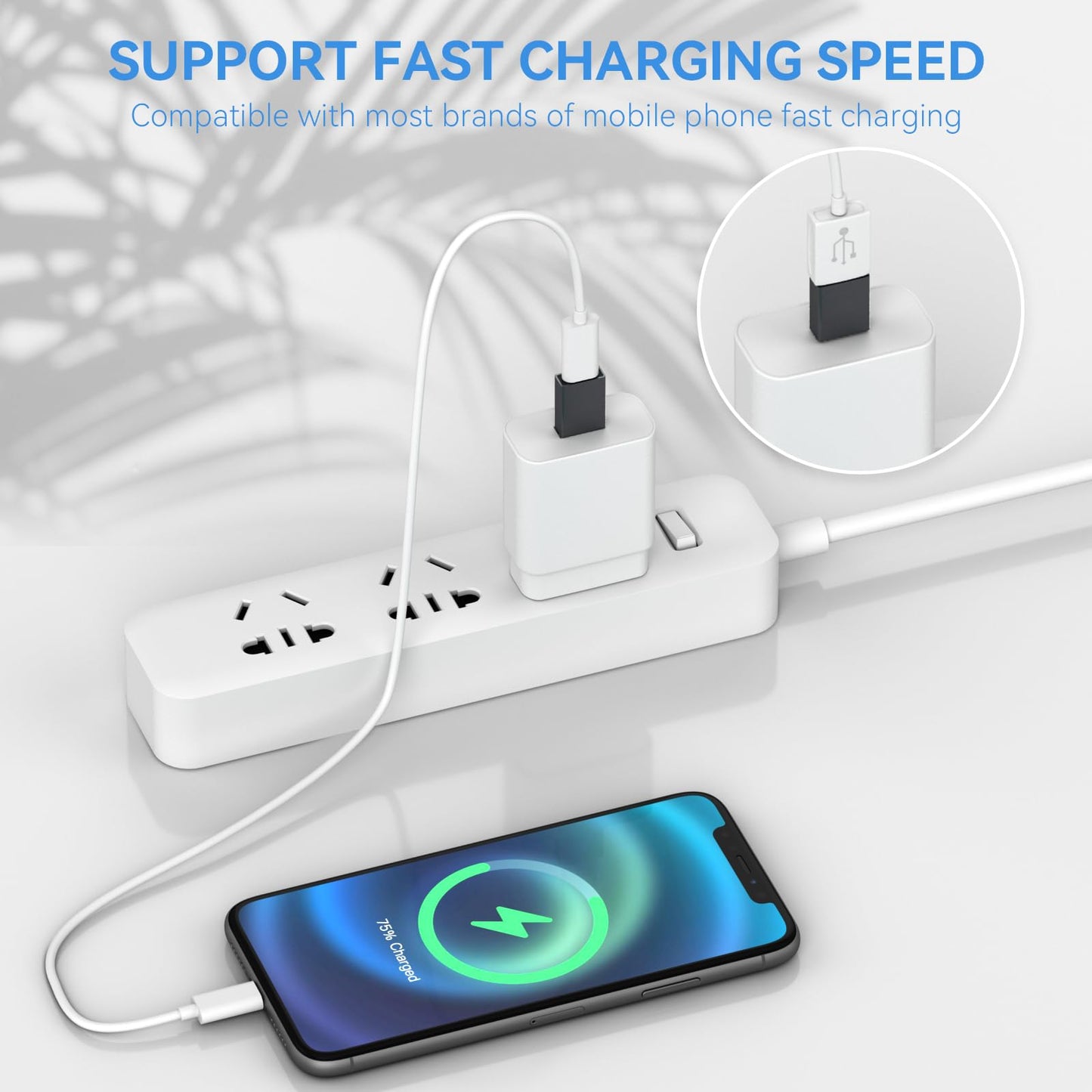 4-Pack USB C to USB Adapters, with 2 Type C Female to A Male Converters & 2 USB C Male to USB Female Connectors, Compatible with Apple Watch, iPhone…