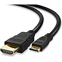 BRENDAZ High Speed HDMI Mini HDMI to HDMI Cable, HDMI HDTV (A) with Mini HDMI Connector (C) Cable Compatible with Nikon D3300 D3200 D5300 D5600 D7000